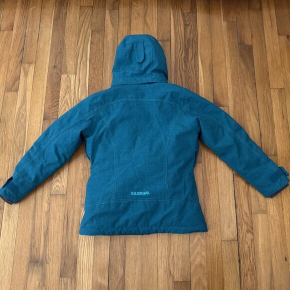 Boulder Gear Women’s Insulated Skis Jacket Hoodie Zip Pockets Green Size S - Picture 6 of 8